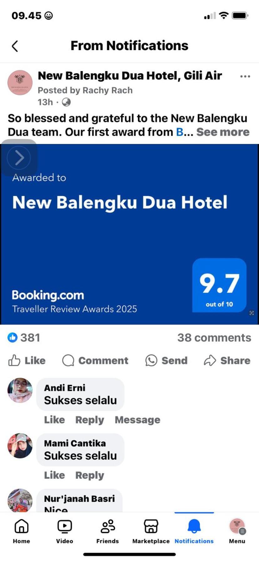 New Balengku Dua Hotel - Adults Only Гили-Эйр Экстерьер фото